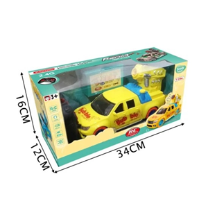  ماشین کنترلی شارژی حباب ساز آبی Remote Control Bubble Toy Car 2.4G -اسباب بازی